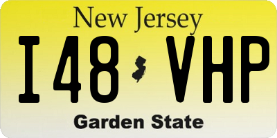 NJ license plate I48VHP