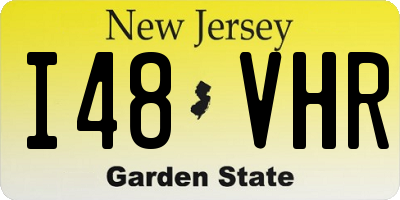 NJ license plate I48VHR