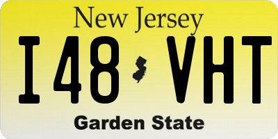NJ license plate I48VHT