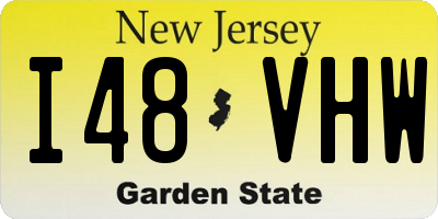 NJ license plate I48VHW