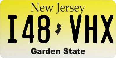 NJ license plate I48VHX