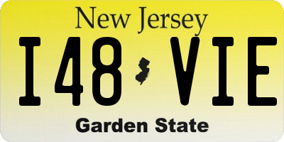 NJ license plate I48VIE