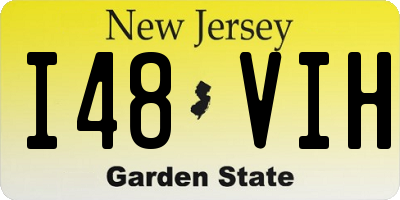 NJ license plate I48VIH