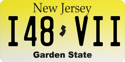 NJ license plate I48VII
