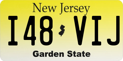 NJ license plate I48VIJ