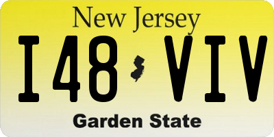NJ license plate I48VIV