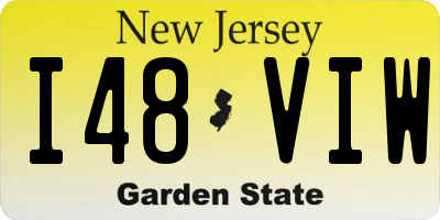 NJ license plate I48VIW
