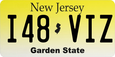 NJ license plate I48VIZ