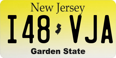 NJ license plate I48VJA