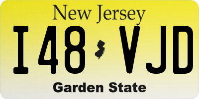 NJ license plate I48VJD