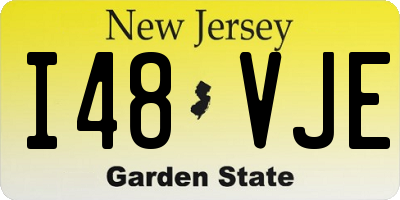 NJ license plate I48VJE