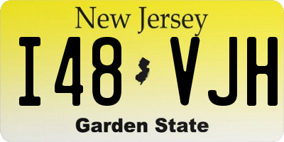 NJ license plate I48VJH