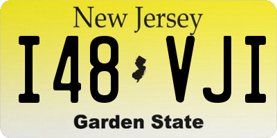 NJ license plate I48VJI