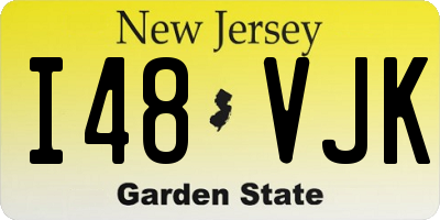 NJ license plate I48VJK