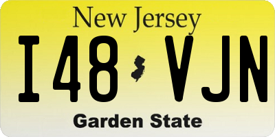 NJ license plate I48VJN