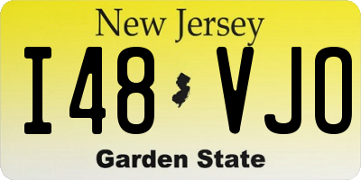 NJ license plate I48VJO