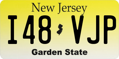 NJ license plate I48VJP