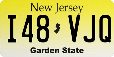 NJ license plate I48VJQ