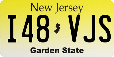 NJ license plate I48VJS