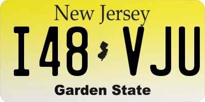 NJ license plate I48VJU
