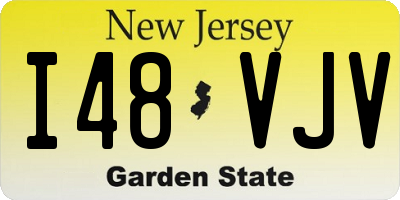 NJ license plate I48VJV