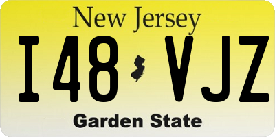 NJ license plate I48VJZ