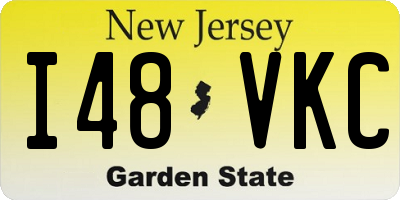 NJ license plate I48VKC