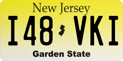 NJ license plate I48VKI