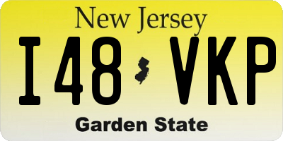 NJ license plate I48VKP