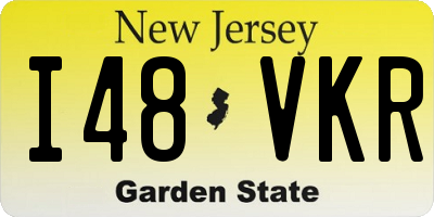 NJ license plate I48VKR