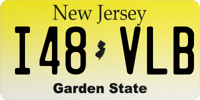 NJ license plate I48VLB