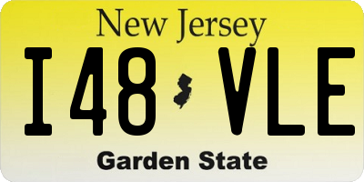 NJ license plate I48VLE