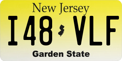 NJ license plate I48VLF
