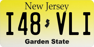 NJ license plate I48VLI