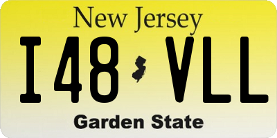 NJ license plate I48VLL