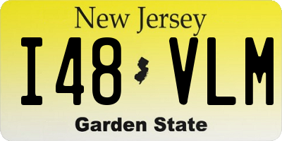 NJ license plate I48VLM