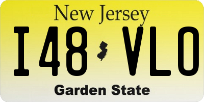 NJ license plate I48VLO