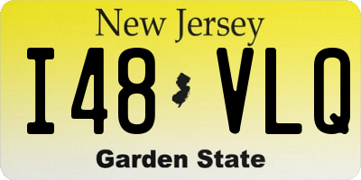 NJ license plate I48VLQ