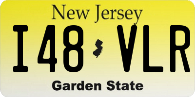 NJ license plate I48VLR