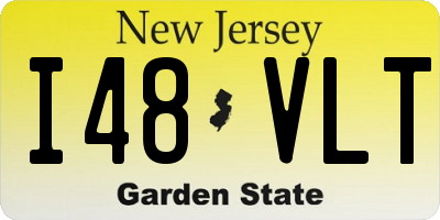 NJ license plate I48VLT