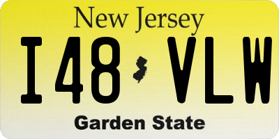 NJ license plate I48VLW