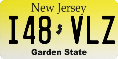 NJ license plate I48VLZ