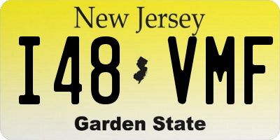NJ license plate I48VMF