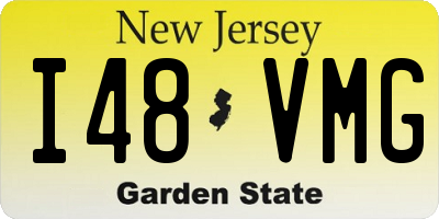 NJ license plate I48VMG