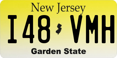 NJ license plate I48VMH