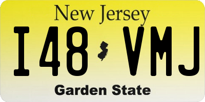 NJ license plate I48VMJ