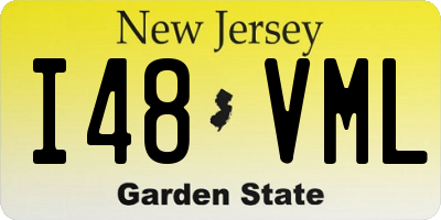 NJ license plate I48VML