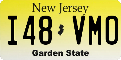 NJ license plate I48VMO