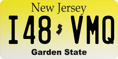 NJ license plate I48VMQ