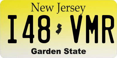 NJ license plate I48VMR